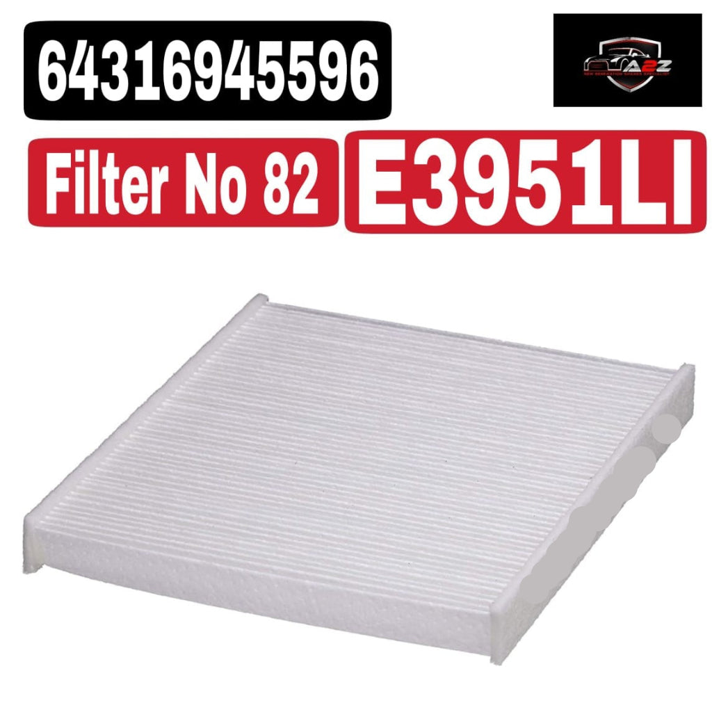 Air Filter E3951LI 64316945596 & LA1822 & LA918 Compatible With BMW X5 (E70) & X5 (F15, F85) & X6 (E71, E72) & X6 (F16, F86)Tag 82