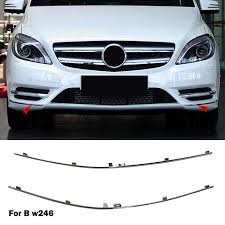 Front  Bumper Chrome Left 2468850421 & Right 2468850521 Compatible With MERCEDES BENZ B-CLASS W246