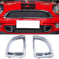Air Duct Brake Chrome Compatible With MINI COOPER R56 / JCW Air Duct Brake Chrome Left 51117255119 & Right 51117255120 Tag-FC-706