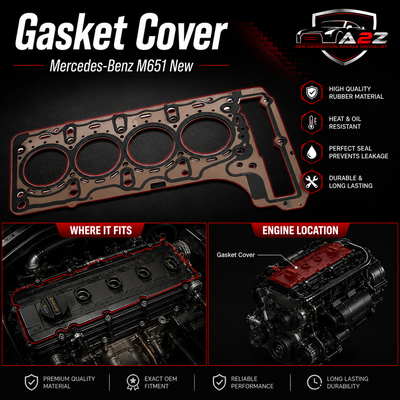 Gasket Cover 6510160501 Compatible with  Mercedes-Benz M651 New