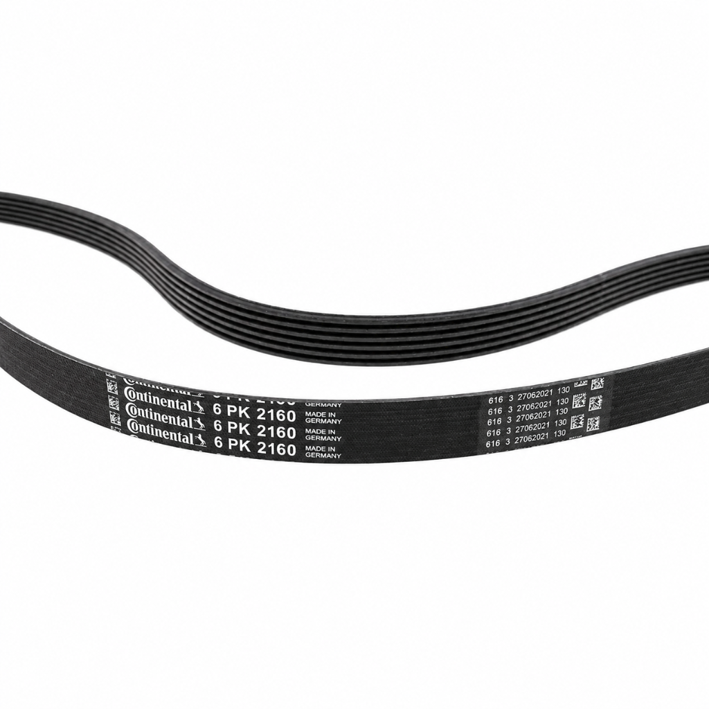 Multi Rib Belt 6PK2160 11287789985 11288477785 8477785 7789985 Compatible With BMW 5 (E60), 7 (E65, E66, E67) (CONTINENTAL)