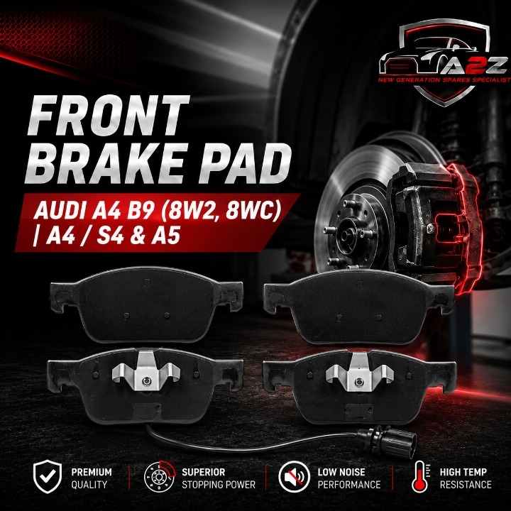 Front Brake Pad 8W0698151AA  2238301 P85153 Compatible With AUDI A4 B9 (8W2, 8WC) | A4 / S4 & A5