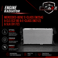 Engine Radiator 0995002703 0995006203 A0995002703 A0995006203 Compatible with MERCEDES-BENZ C-CLASS (W204) & CLS (C218) & E-CLASS (W212) & SLK (R172)