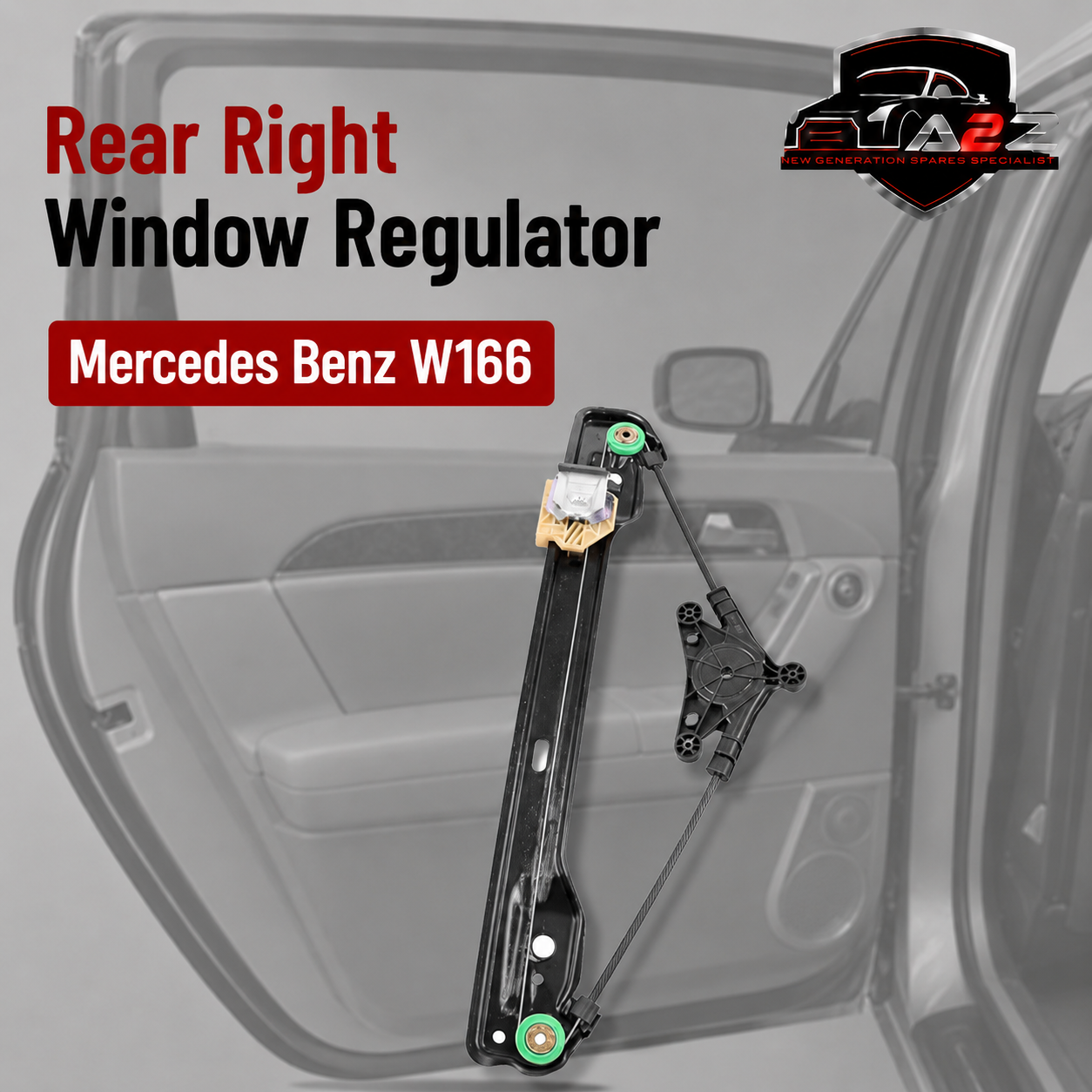 Rear Right Window Regulator 1667300279 Compatible With Mercedes Benz W166