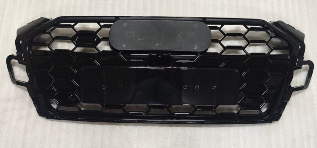 RS5 Full Black Honeycomb Show Grill Compatible With Audi = A5 (2020-24) Tag No.213