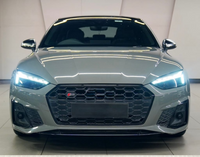 RS5 Full Black Honeycomb Show Grill Compatible With Audi = A5 (2020-24) Tag No.213