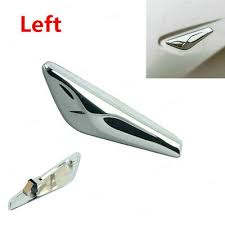 Fender Chrome Left 51117338569 & Right 51117338570 Compatible With BMW X3 (F25)