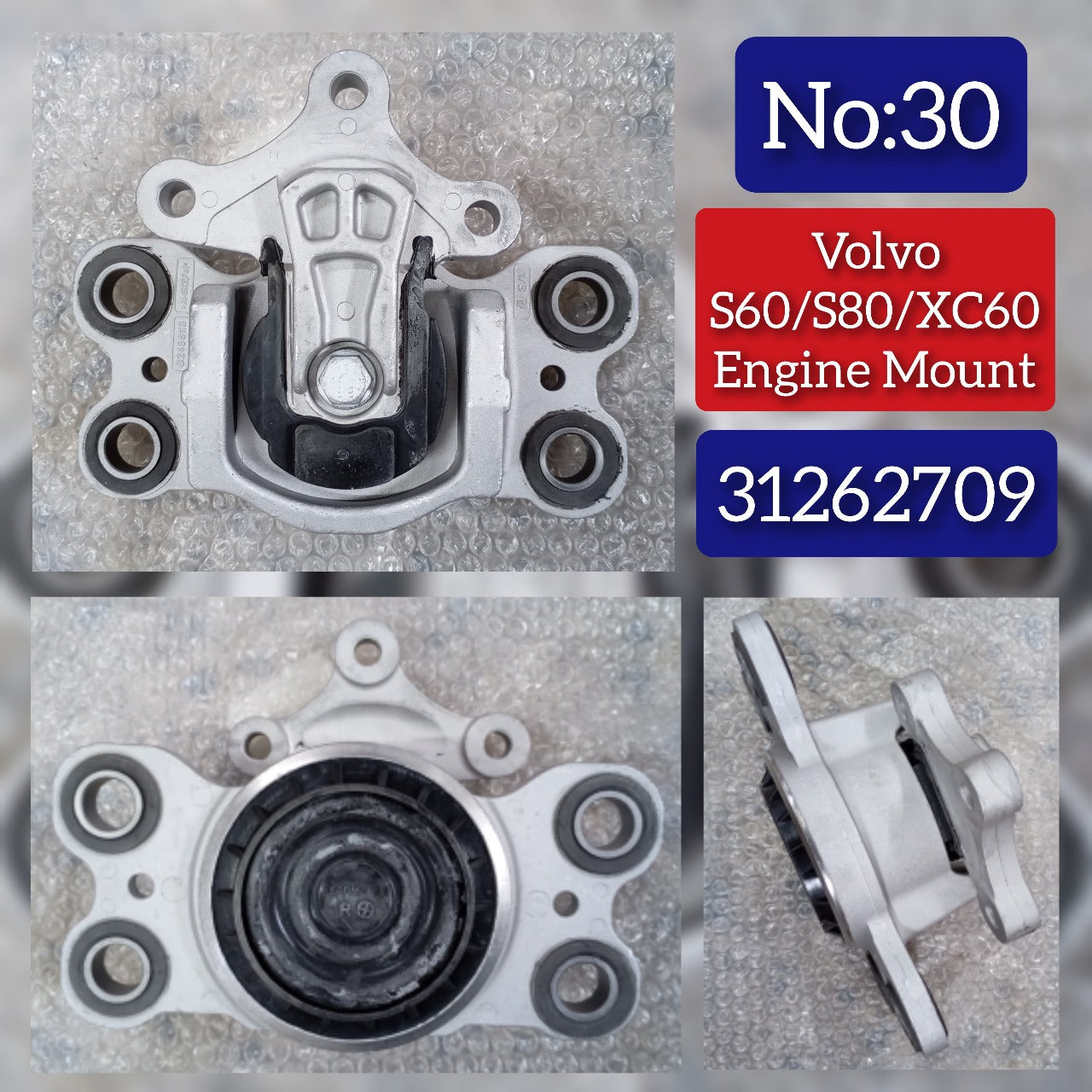 Engine Mounting 31262709 Compatible With VOLVO  S60 -S80  V40 Hatchback (525) Tag No.30