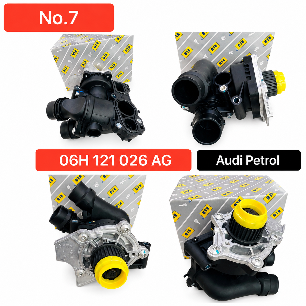 Water Pump  06H121026AG 06H121005S 06H121008F 06H121010A 06H121026A 06H121026AB 06H121026AF Compatible With AUDI A3 A4 A6 A8 Q3 Q5 Tag-W-07