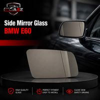 Side Mirror Glass Set Left 51167168183 & Right 51167168184 Compatible With BMW 5 Series E60