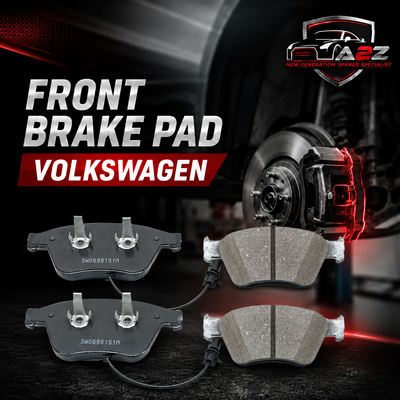 Front Brake Pads 3W0698151AA 3W0698151P 3W0698151R Compatible With Volkswagen