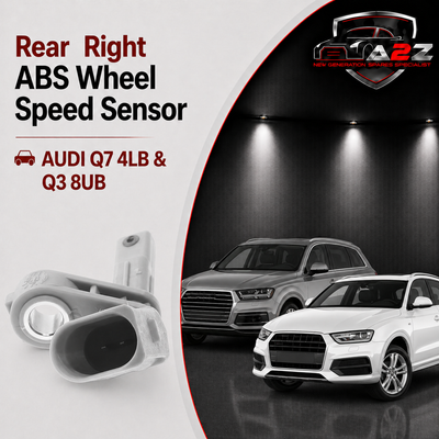 Rear Right ABS Wheel Speed Sensor Grey 7L0927808A 7L0927808B WHT003856A WHT003856B WHT003856C Compatible With AUDI Q7 4LB & Q3 8UB
