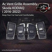 Black Ac Vent Grille Assembly Center-Left 56G820951 & Center-Right 56G820952 & Right 56G819702 & Left 56G819701 Compatible With Skoda KODIAQ