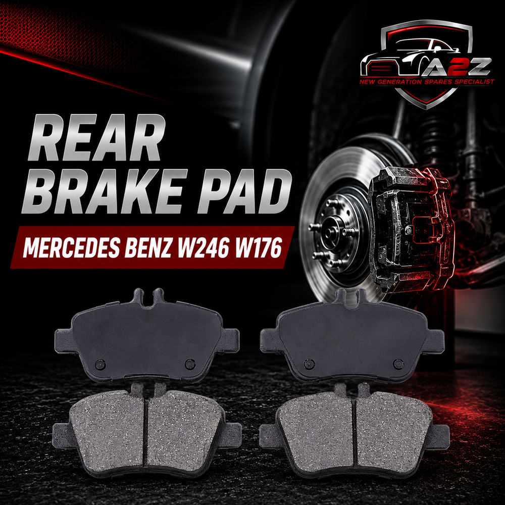 Rear Brake Pad Set 0064202320 Compatibe With Mercedes Benz W246 W176