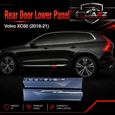 Rear Door Lower Panel With Chrome (Set) Left 39794921 & Right 39794951 Compatible With Volvo XC60 (2018-21)