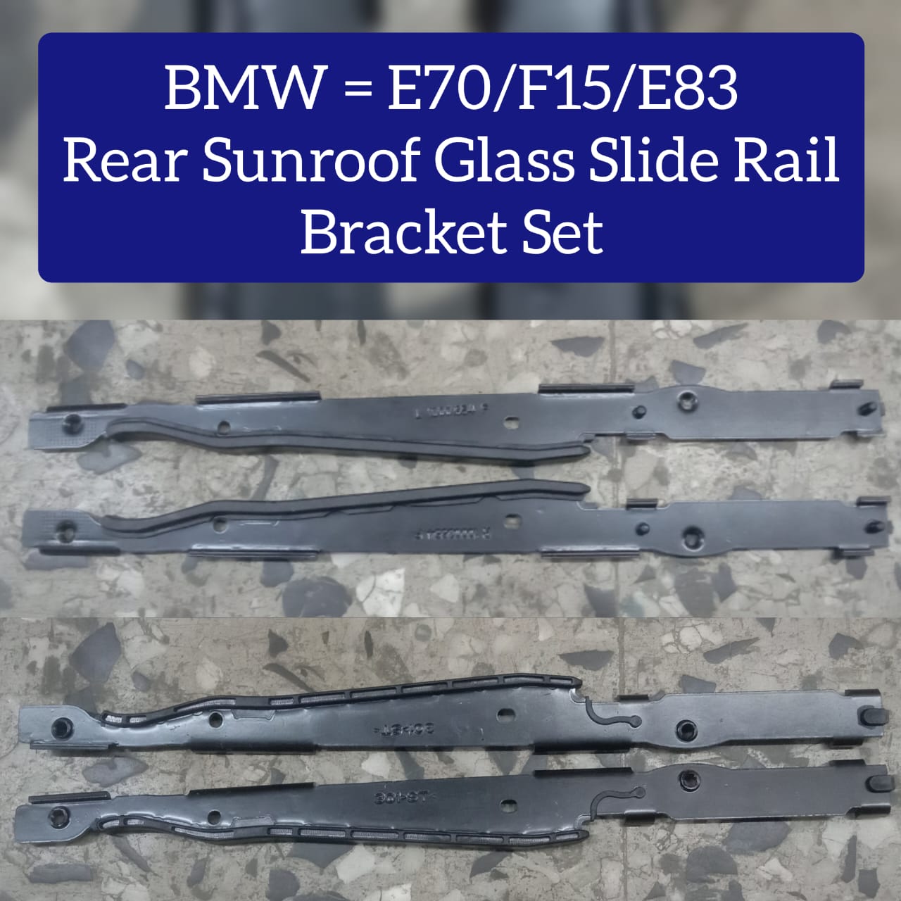 Rear Sunroof Glass Slide Rail Bracket Compatible With BMW E70/F15/E83