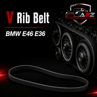 V-Ribbed Serpentine Belt 11281739816 Compatible With BMW E46 E36
