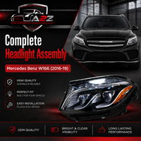 Complete Headlight Set Left 1668202700 & Right 1668202800 Compatible With Mercedes Benz W166 (2016-19)