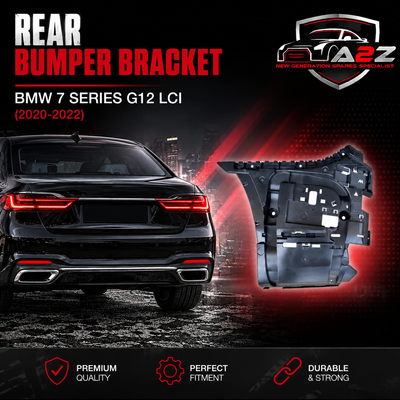 Rear Bumper Bracket Left 51128076817 & Right 51128076818 Compatible With BMW 7 SERIES G12 LCI (2020-2022) Tag No.1803