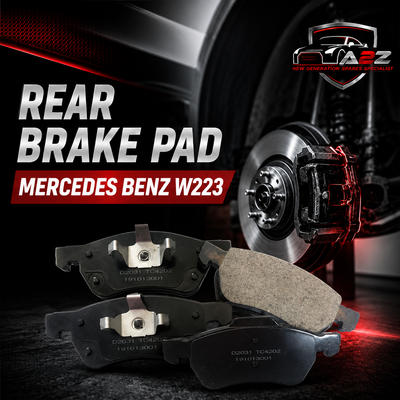 Rear Brake Pad Set 0004204103 Compatible With Mercedes Benz W223