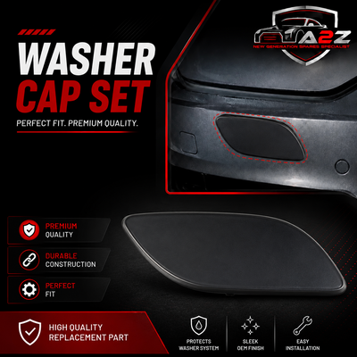 Washer Cap Set Left 1Z0955109A & Right 1Z0955110A Compatibe With Skoda Octavia (2010-2013) Tag No.1051