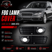 Fog Lamp Cover Compatible With AUDI A4 B8 2009-2012 Fog Lamp Cover Left 8K0807681 & Right 8K0807682 Tag-FC-13