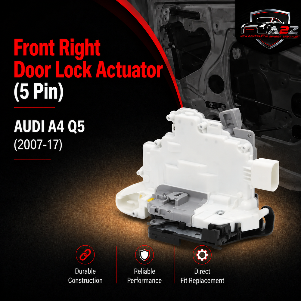 Front Right Door Lock Actuator (5 Pin) 8J2837016D Compatible With AUDI A4 Q5 (2007-17)