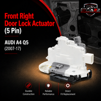 Front Right Door Lock Actuator (5 Pin) 8J2837016D Compatible With AUDI A4 Q5 (2007-17)