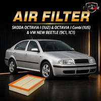 Air Filter E301L & 1J0129620 & E301L01 & LX1835 & LX684 Compatible With SKODA OCTAVIA I (1U2) & OCTAVIA I Combi (1U5) & VW NEW BEETLE (9C1, 1C1)  Tag : 132