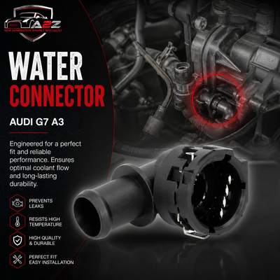 Water Connector 5Q0122291AJ Compatible With Audi G7/A3