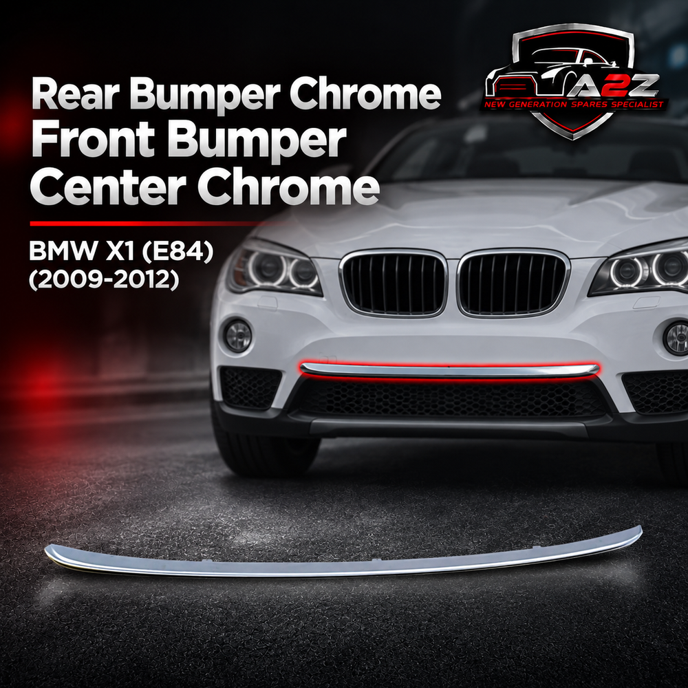 Front Bumper Center Chrome 51112990641 Compatible With BMW X1 (E84) (2009-2012) Tag No: 52