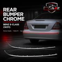 Rear Bumper Chrome Left A2118852721 & Right A2118852821  Compatible With MERCEDES-BENZ E-CLASS (W211) Tag No.141