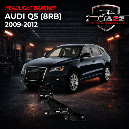 Headlight Mounting Panel Bracket Left 8R0941453 & Right 8R0941454 Compatible With AUDI Q5 (8RB) 2009-2012 Tag No.166