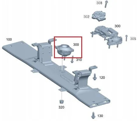 Transmission Mount 1672406200 A1672406200 Compatible With MERCEDES-BENZ GLE V167 & GLS X167