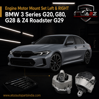 Engine Motor Mount Set Left 22117581617 & Right 22117581618 Compatible With BMW 3 Series G20, G80, G28 & Z4 Roadster G29