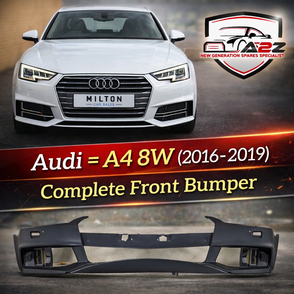 Front Rear Bumper 8W0807065K 8W0807065KGRU Compatible With AUDI A4 B9 (8W2, 8WC) | A4 / S4 (2016-2019) Tag No.14