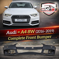 Front Rear Bumper 8W0807065K 8W0807065KGRU Compatible With AUDI A4 B9 (8W2, 8WC) | A4 / S4 (2016-2019) Tag No.14