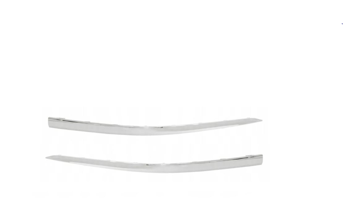 Front Bumper Chrome Left 4N08533332ZZ & Right 4N08533342ZZ Compatible With Audi A8 (4N) (2018-2022) Tag No.174