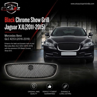 Black Chrome Show Grill Compatible With  Jaguar XJL(2011-15)
