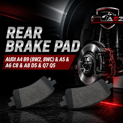 Rear Brake Pad 8W0698451F 2230801  P85154 Compatible With AUDI A4 B9 (8W2, 8WC) & A5 & A6 C8  & A8 D5 & Q7 Q5