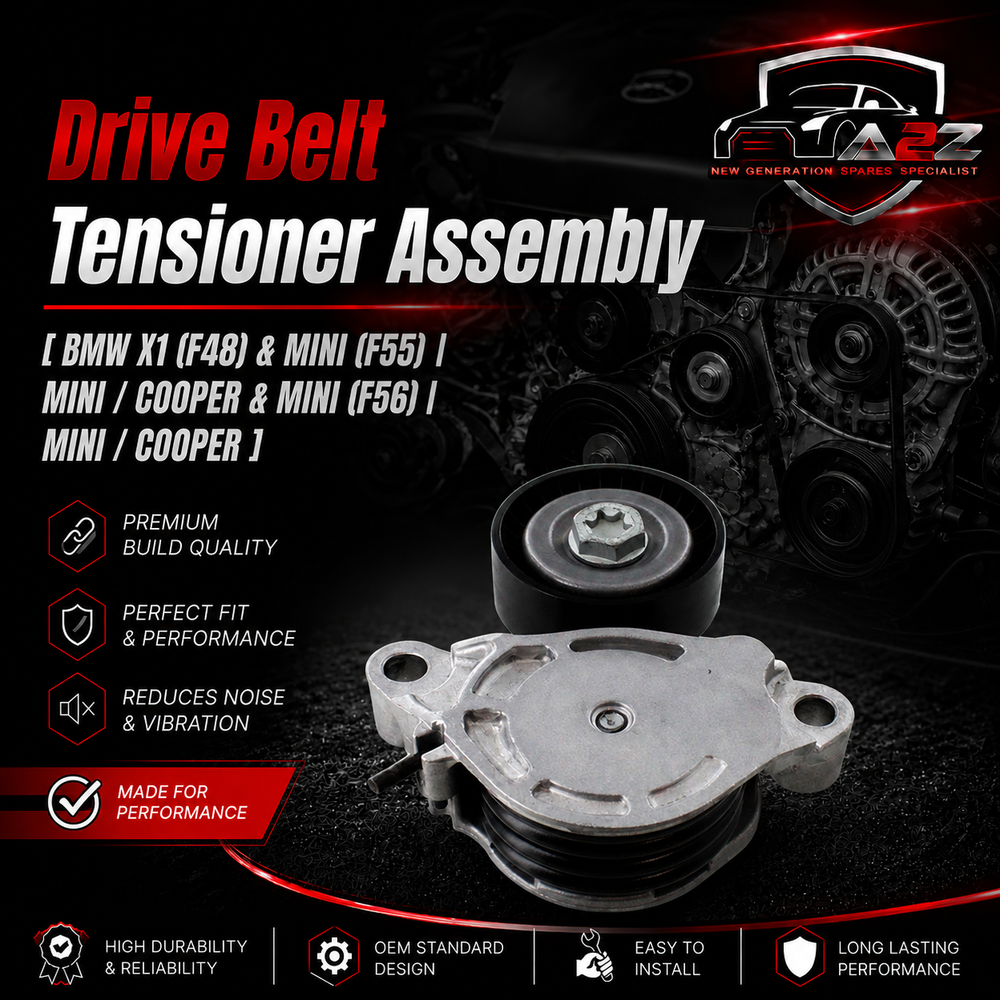 Belt Tensioner With Pulley 11288479475 11288600357 Compatible with BMW X1 (F48) & MINI (F55) | MINI / COOPER & MINI (F56) | MINI / COOPER