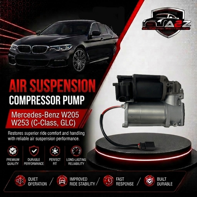 Air Suspension Compressor Pump A2133200104 A0993200004 Compatible With MERCEDES-BENZ E-CLASS (W213) & C-CLASS (W205)