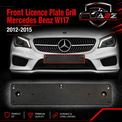 Front Licence Plate Grill A1178850781 1178850781 Compatible With Mercedes Benz W117 2012-15 Tag No.331