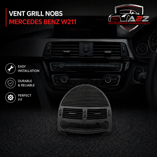 Center Ac Vent Grille (Black) 2118300054 Compatible With Mercedes Benz E-Class W211