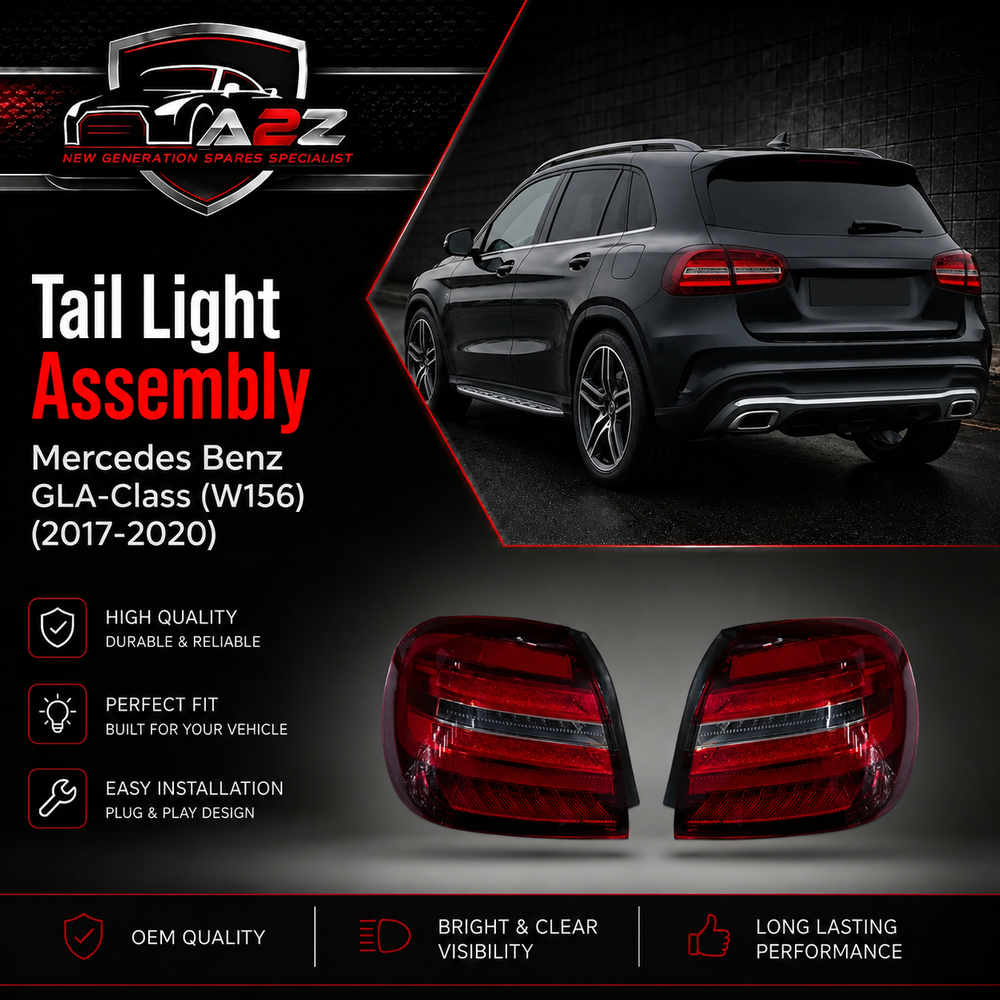 Tail Light Assy Left A1569060901 & Right A1569061001 Compatible With Mercedes Benz GLA-Class (W156) (2017-2020) Tag No.122