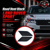 Hood Vent Black Right LR169083 & Left LR169086 Compatible With LAND ROVER SPORT