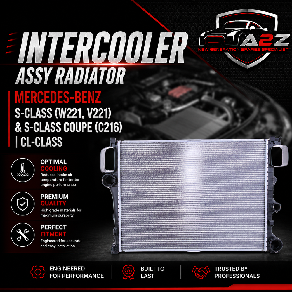 Intercooler Assy Radiator A2215003203 2215003203 Compatible With MERCEDES-BENZ S-CLASS (W221, V221) & S-CLASS Coupe (C216) | CL-CLASS