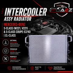 Intercooler Assy Radiator A2215003203 2215003203 Compatible With MERCEDES-BENZ S-CLASS (W221, V221) & S-CLASS Coupe (C216) | CL-CLASS