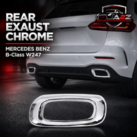 Rear Exaust Chrome Left 2478859900 Right 2478850001 Compatible With Mercedes Benz  B-Class W247 Tag No.248