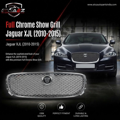 Full Chrome Show Grill C2D47215 Compatible With Jaguar XJL (2010-2015) Tag No.41